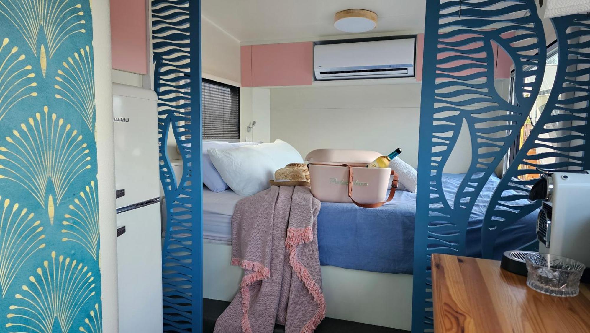 Cozy Seaview Glamping Caravan HaBonim 外观 照片